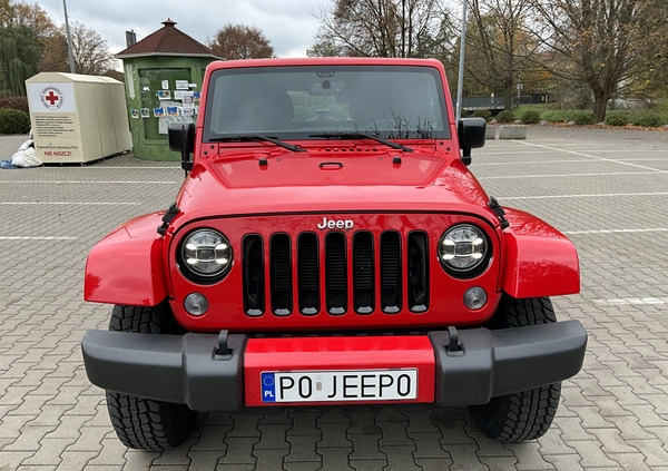 Jeep Wrangler cena 119000 przebieg: 72000, rok produkcji 2016 z Poznań małe 742